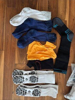 Men's Performance Socks Pack - Black, Navy, White, Yellow